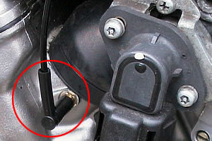 foto:conexión al vacío Honda Hornet